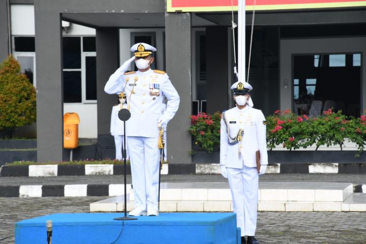 Komandan Pasmar 3 Pimpin Upacara Peringatan Hut Ke-76 Tni Angkatan Laut